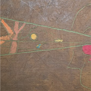 André Castinel - peinture - Le regard