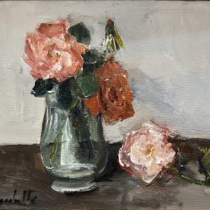 Bocchetti Gaetano - peinture - Vaso con rose