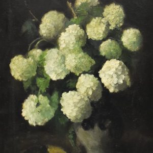 J.H.E. Schout - peinture- Bloemstilleven met Hortensias