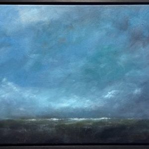 Joost Verhagen - peinture - Zoutelande Night Horizon