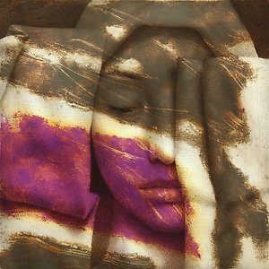 Michal Lukasiewicz - peinture - Portrait With Purple